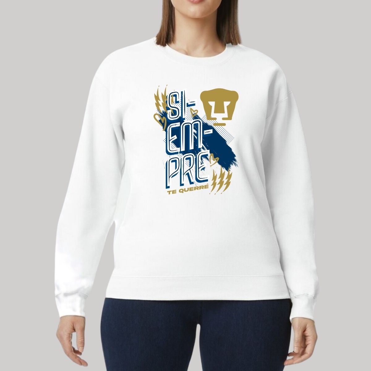 Sudadera Mujer Pumas UNAM Siempre te querré