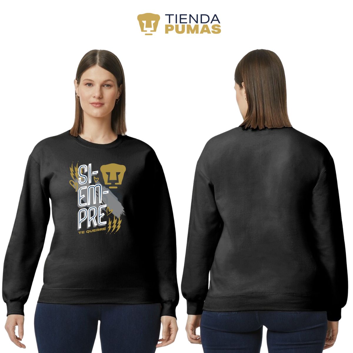 Sudadera Mujer Pumas UNAM Siempre te querré