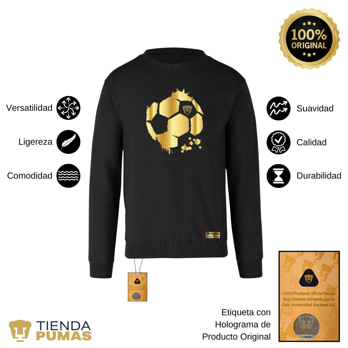 Sudadera Mujer Pumas UNAM Edición limitada 2