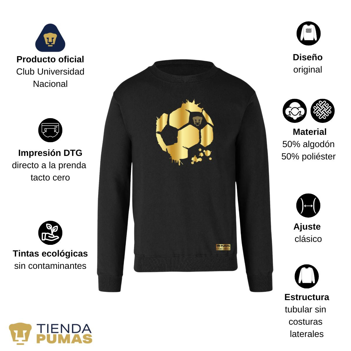 Sudadera Mujer Pumas UNAM Edición limitada 2