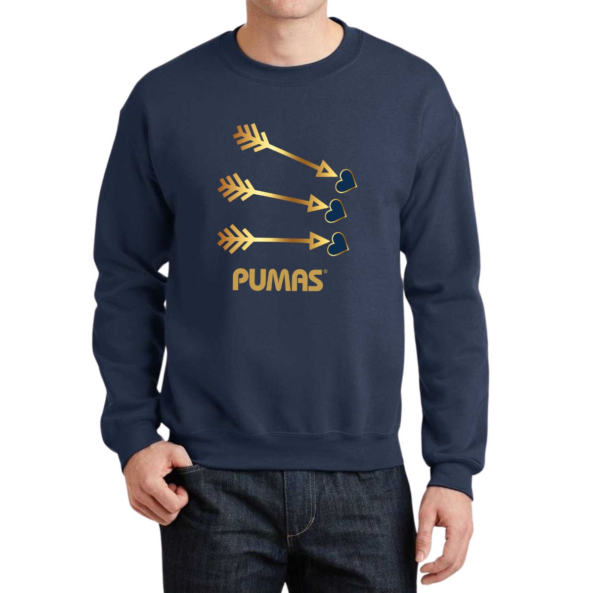 Sudadera Hombre Pumas UNAM Cupido