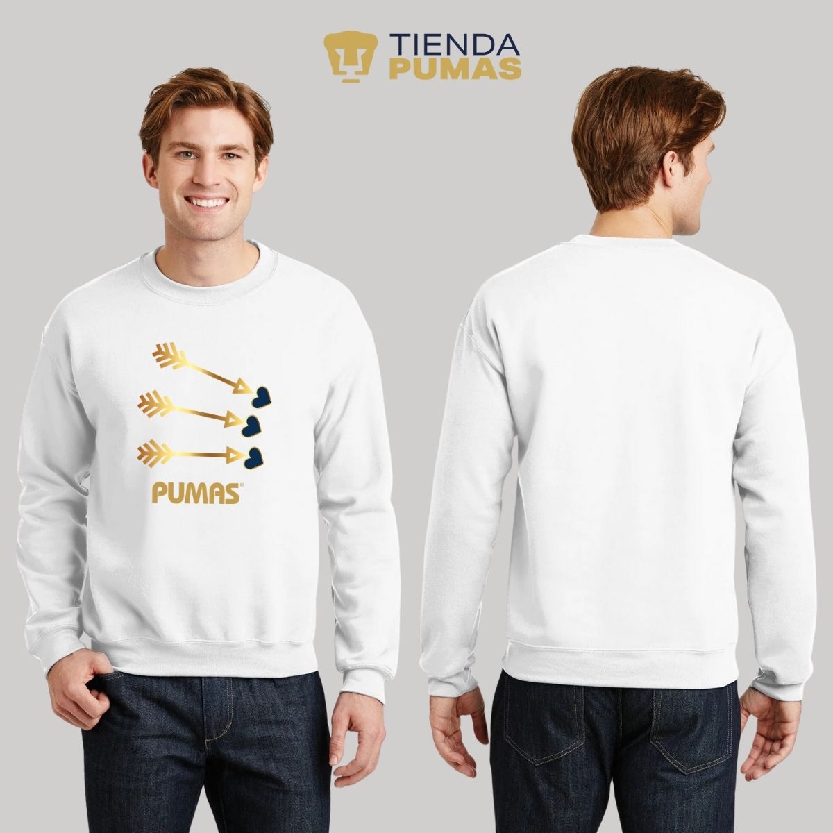 Sudadera Hombre Pumas UNAM Cupido