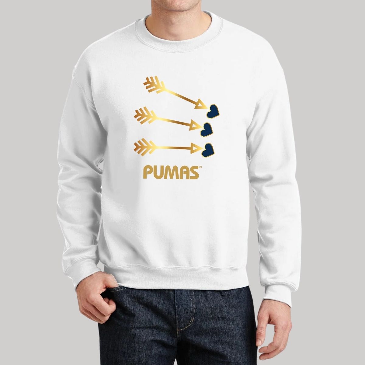 Sudadera Hombre Pumas UNAM Cupido