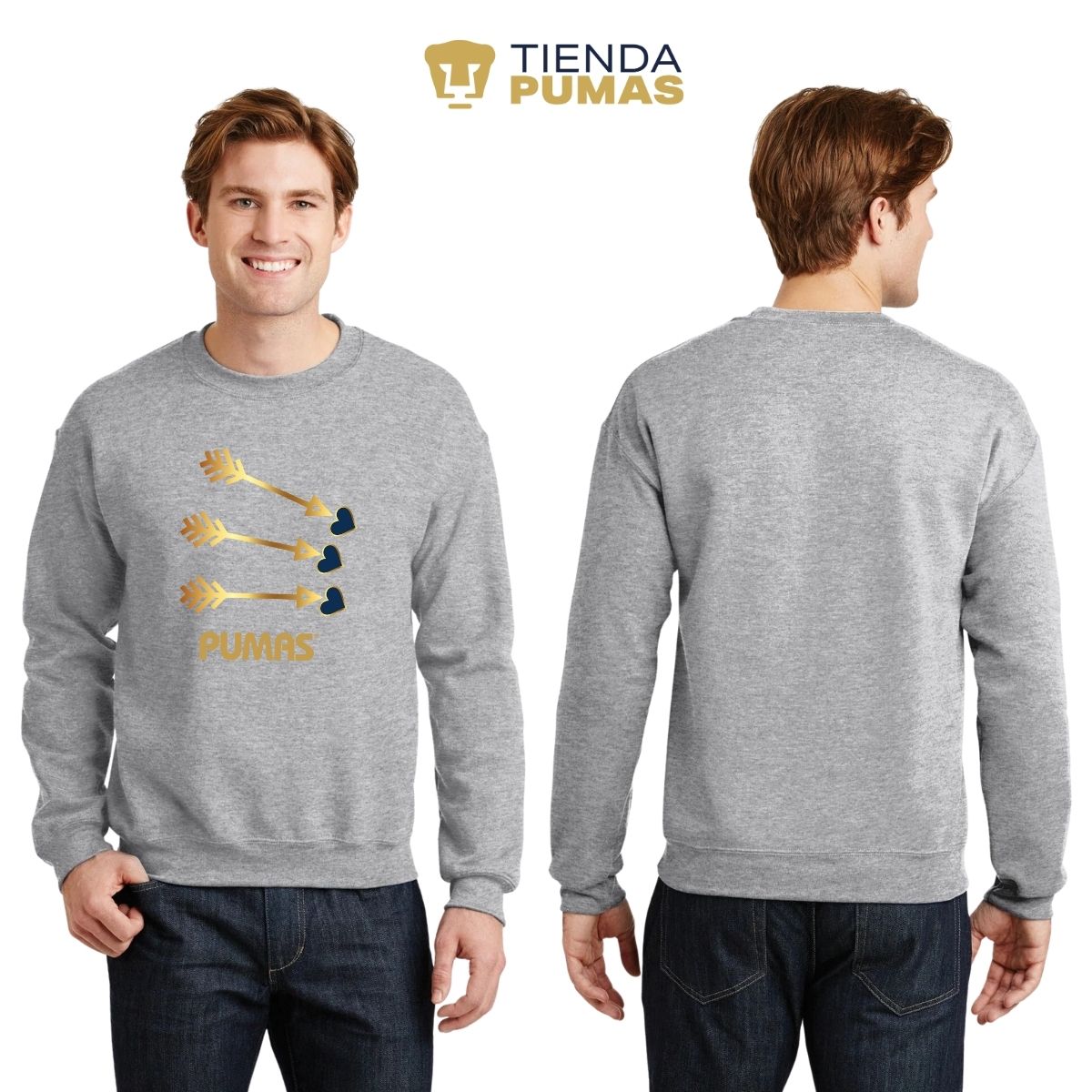 Sudadera Hombre Pumas UNAM Cupido