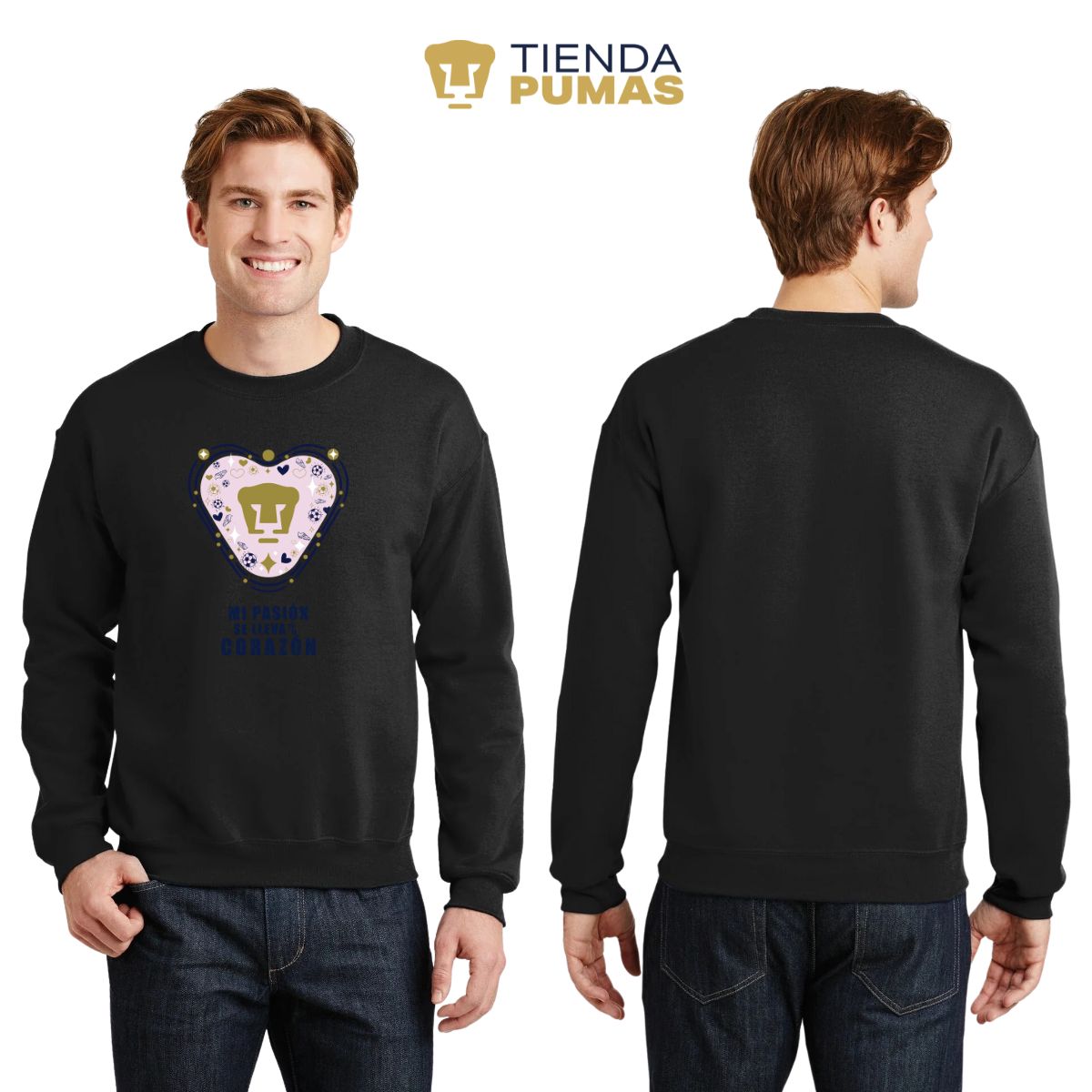 Sudadera Hombre Pumas UNAM Mi pasión