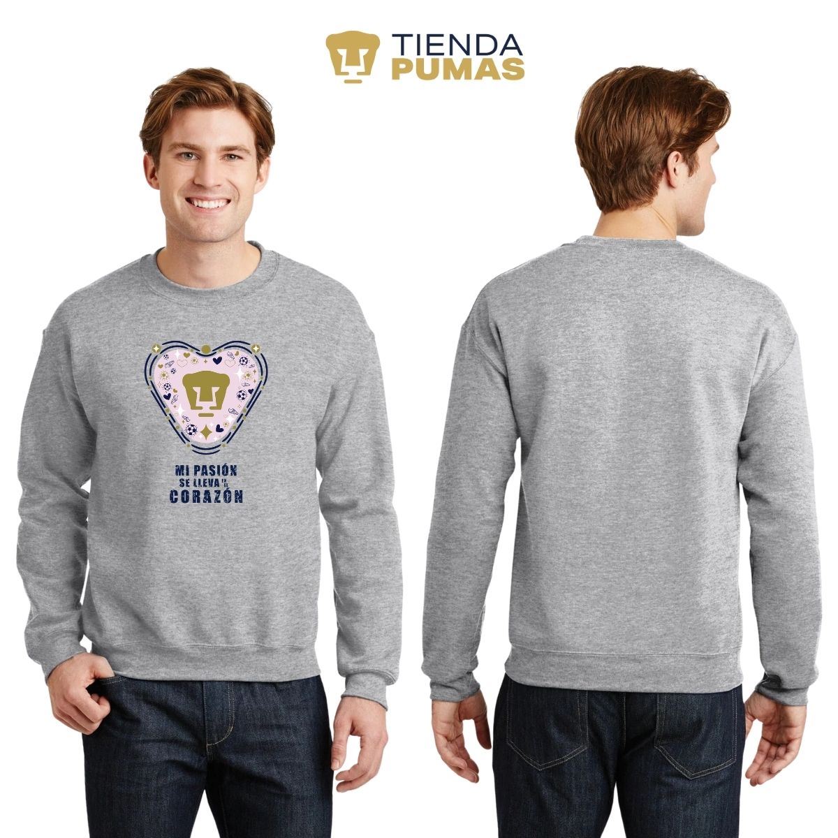 Sudadera Hombre Pumas UNAM Mi pasión