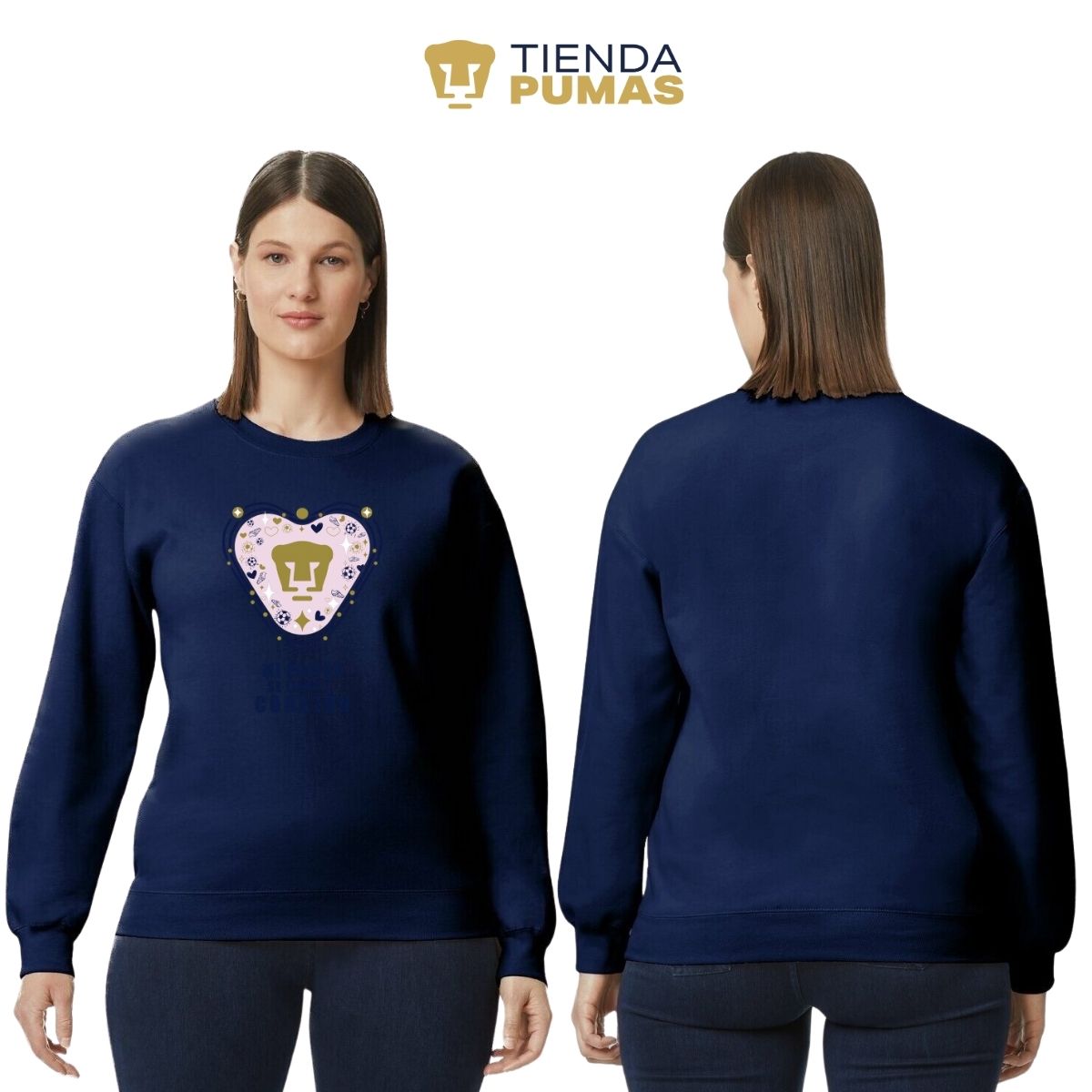 Sudadera Mujer Pumas UNAM Mi pasión