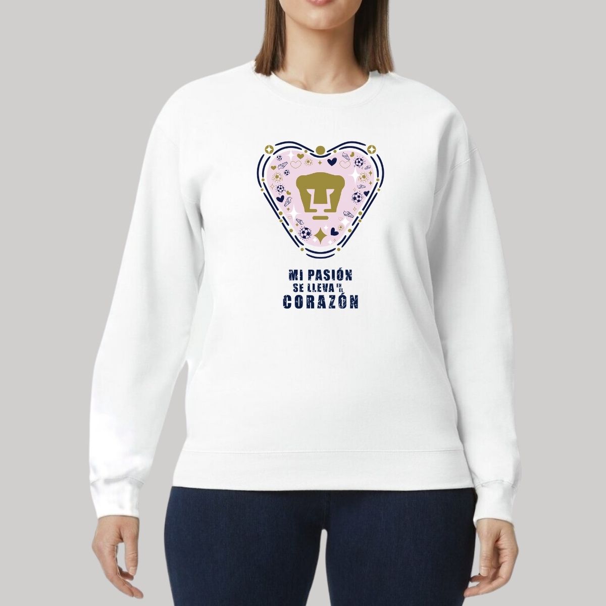 Sudadera Mujer Pumas UNAM Mi pasión