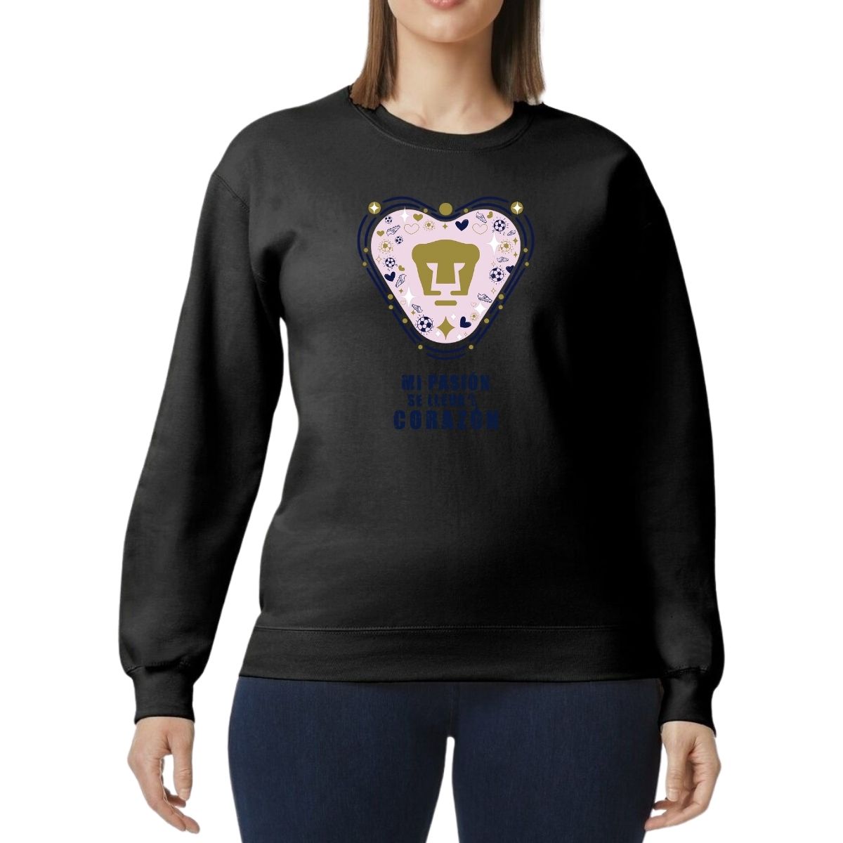 Sudadera Mujer Pumas UNAM Mi pasión