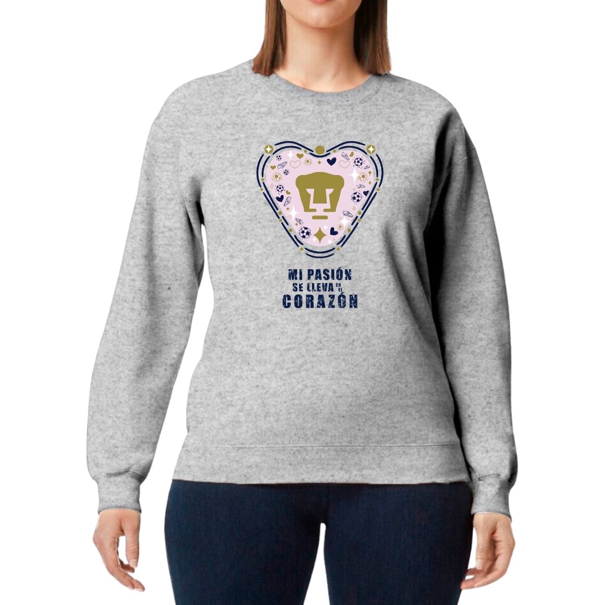 Sudadera Mujer Pumas UNAM Mi pasión