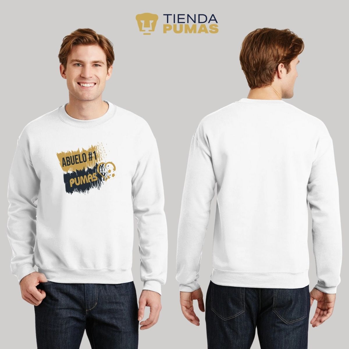 Sudadera Hombre Pumas UNAM Abuelo No 1