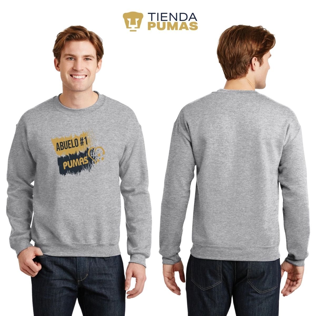 Sudadera Hombre Pumas UNAM Abuelo No 1