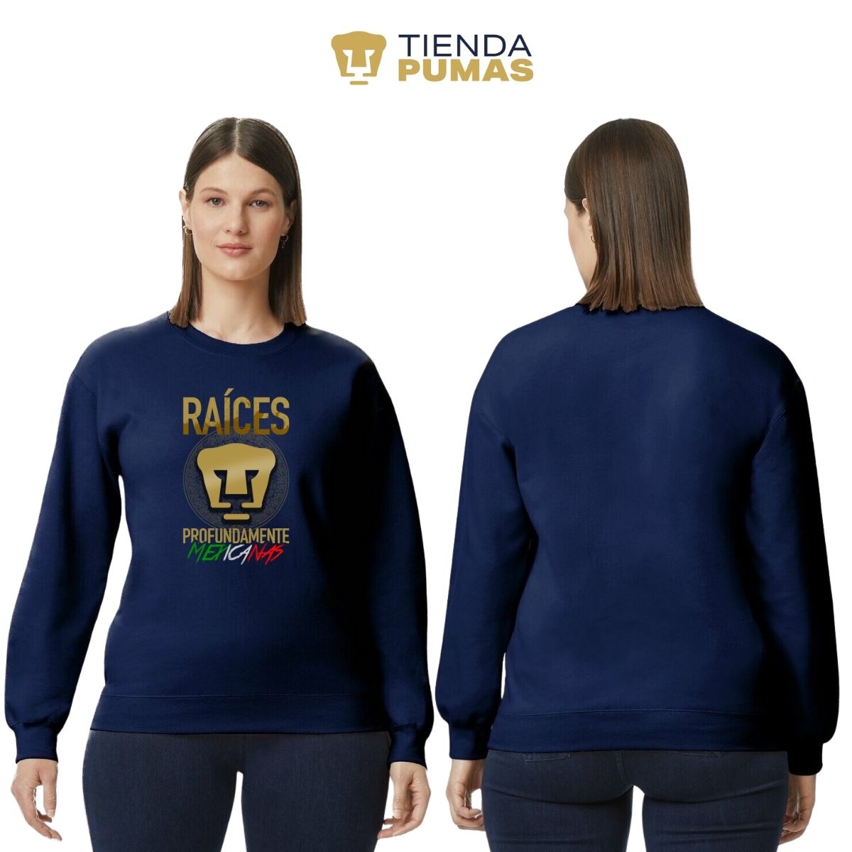 Sudadera Mujer Pumas UNAM Raíces