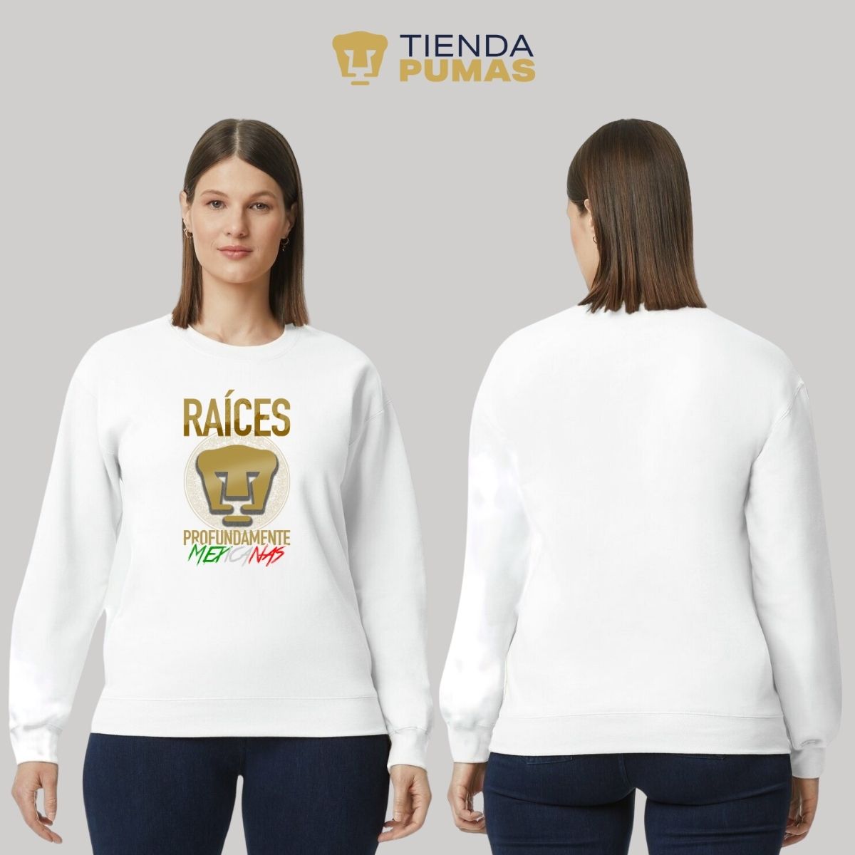 Sudadera Mujer Pumas UNAM Raíces