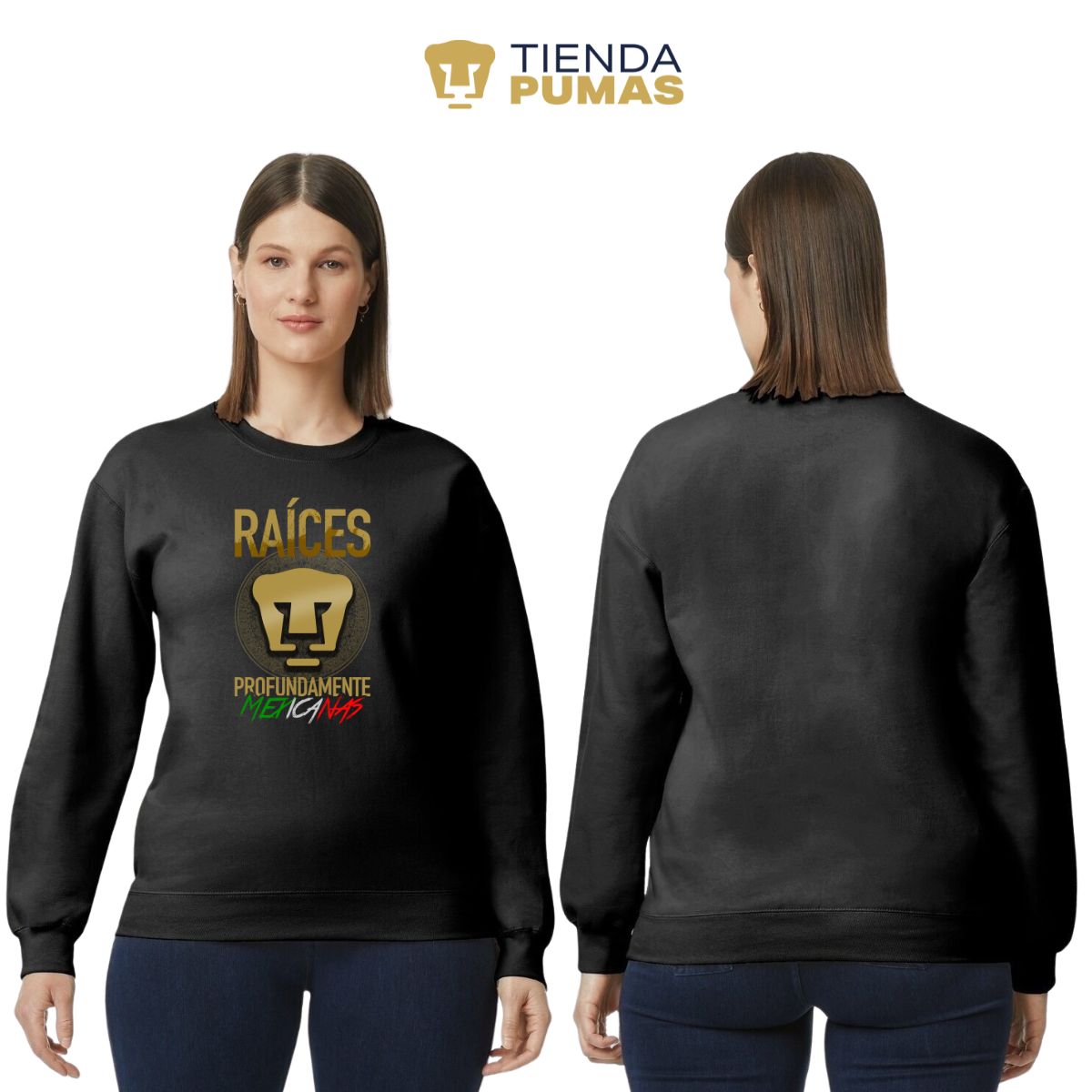 Sudadera Mujer Pumas UNAM Raíces