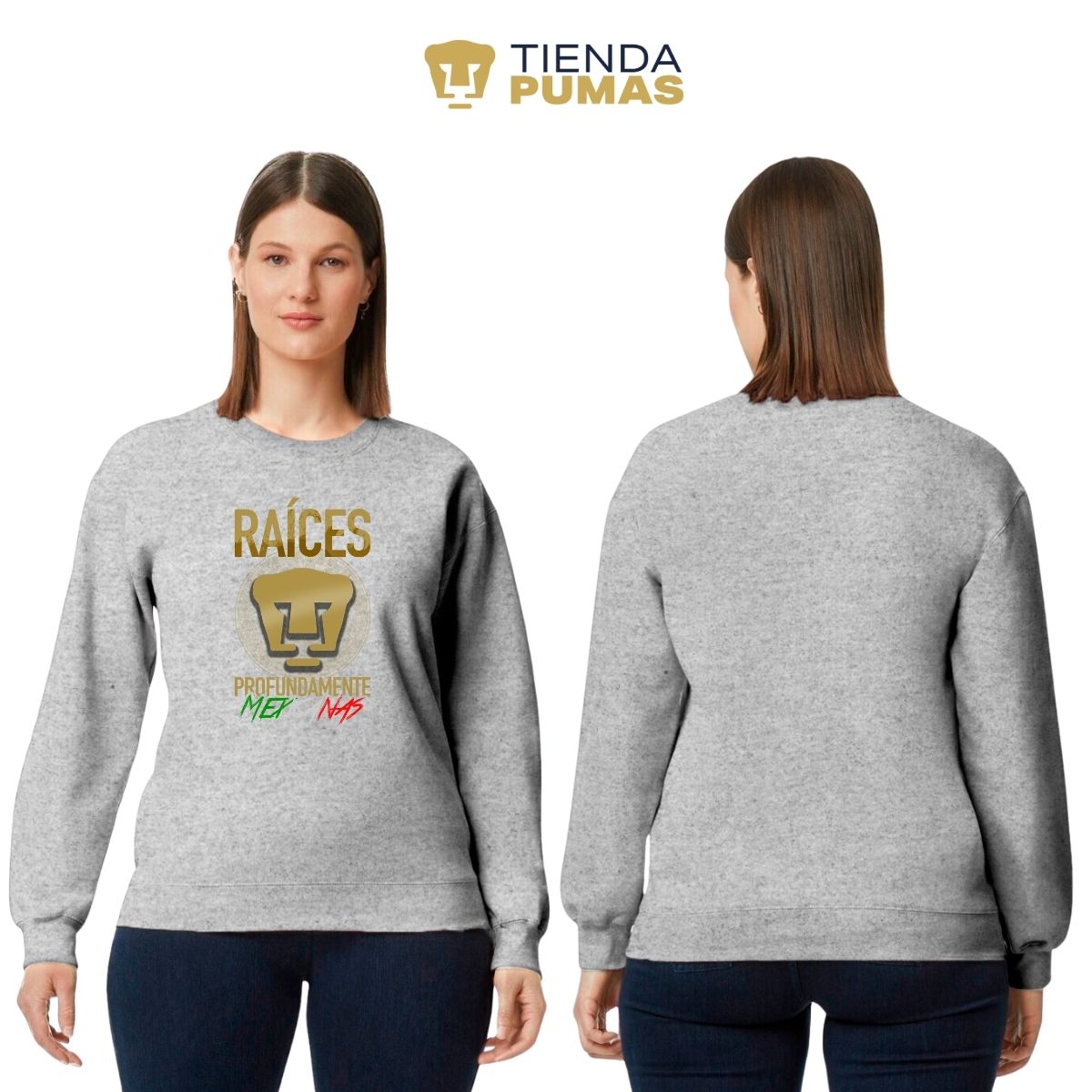 Sudadera Mujer Pumas UNAM Raíces