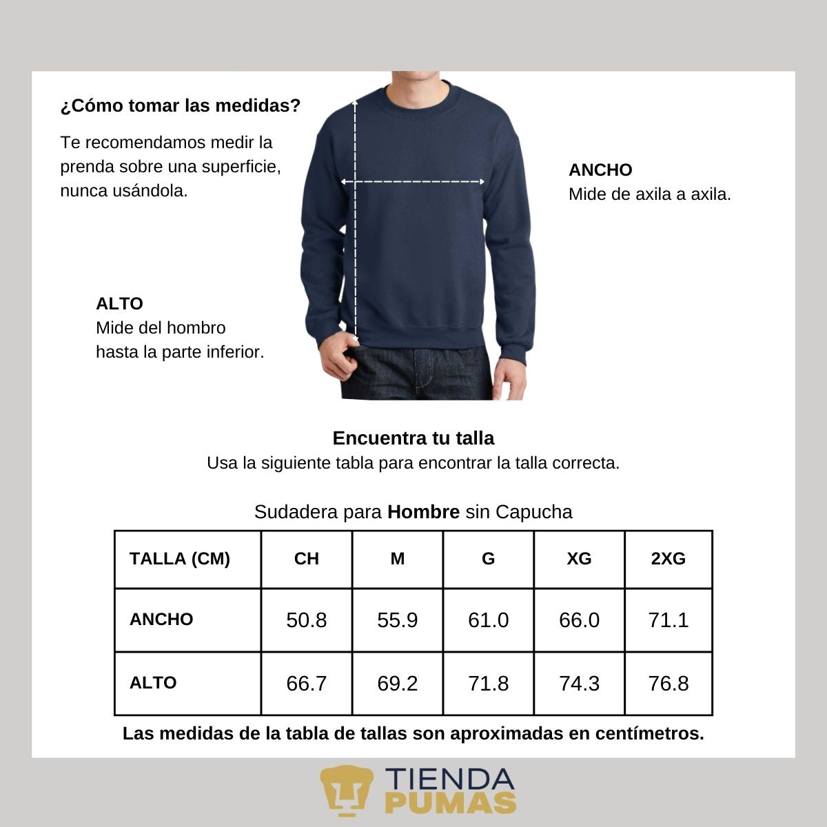 Sudadera Unisex Pumas UNAM Goyo Universidad