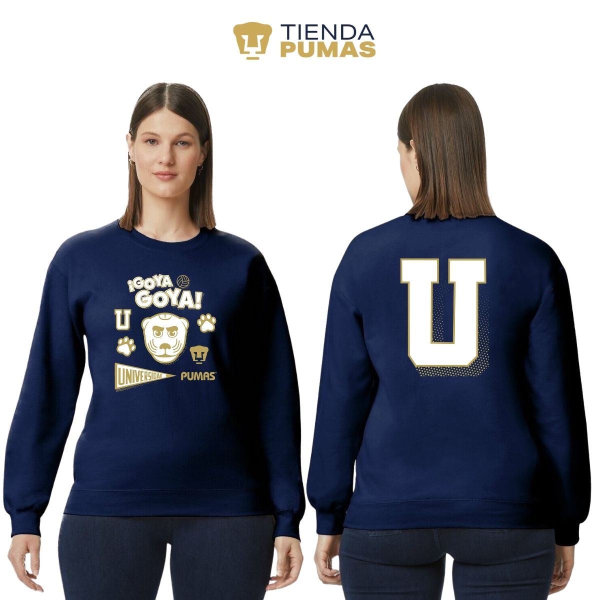 Sudadera Mujer Pumas UNAM Goyo Universidad