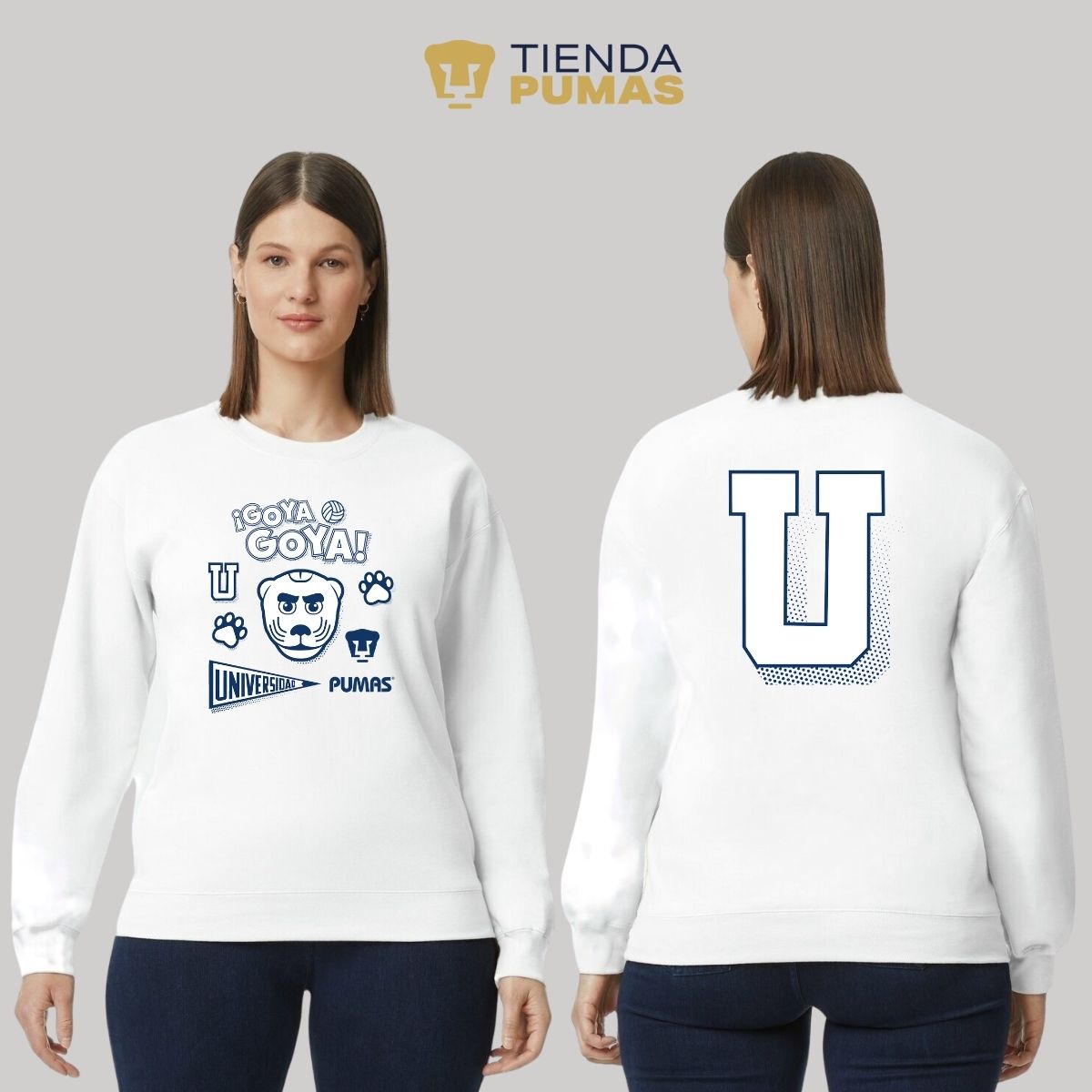 Sudadera Mujer Pumas UNAM Goyo Universidad