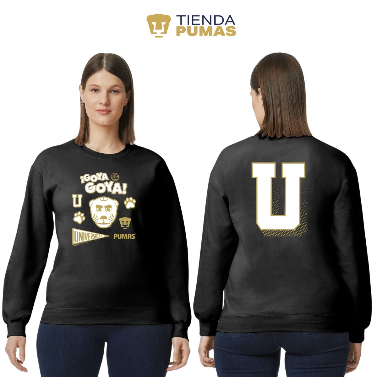 Sudadera Mujer Pumas UNAM Goyo Universidad