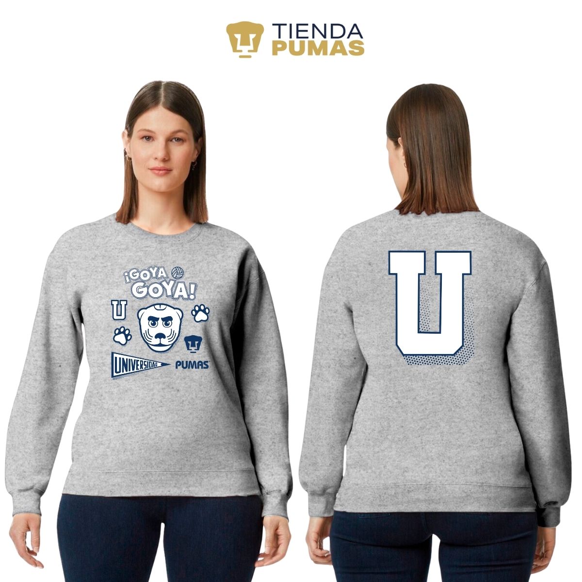 Sudadera Mujer Pumas UNAM Goyo Universidad