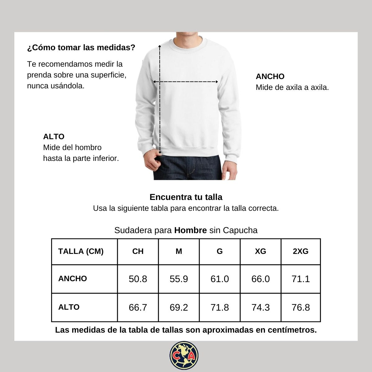 Sudadera Hombre América Campeón