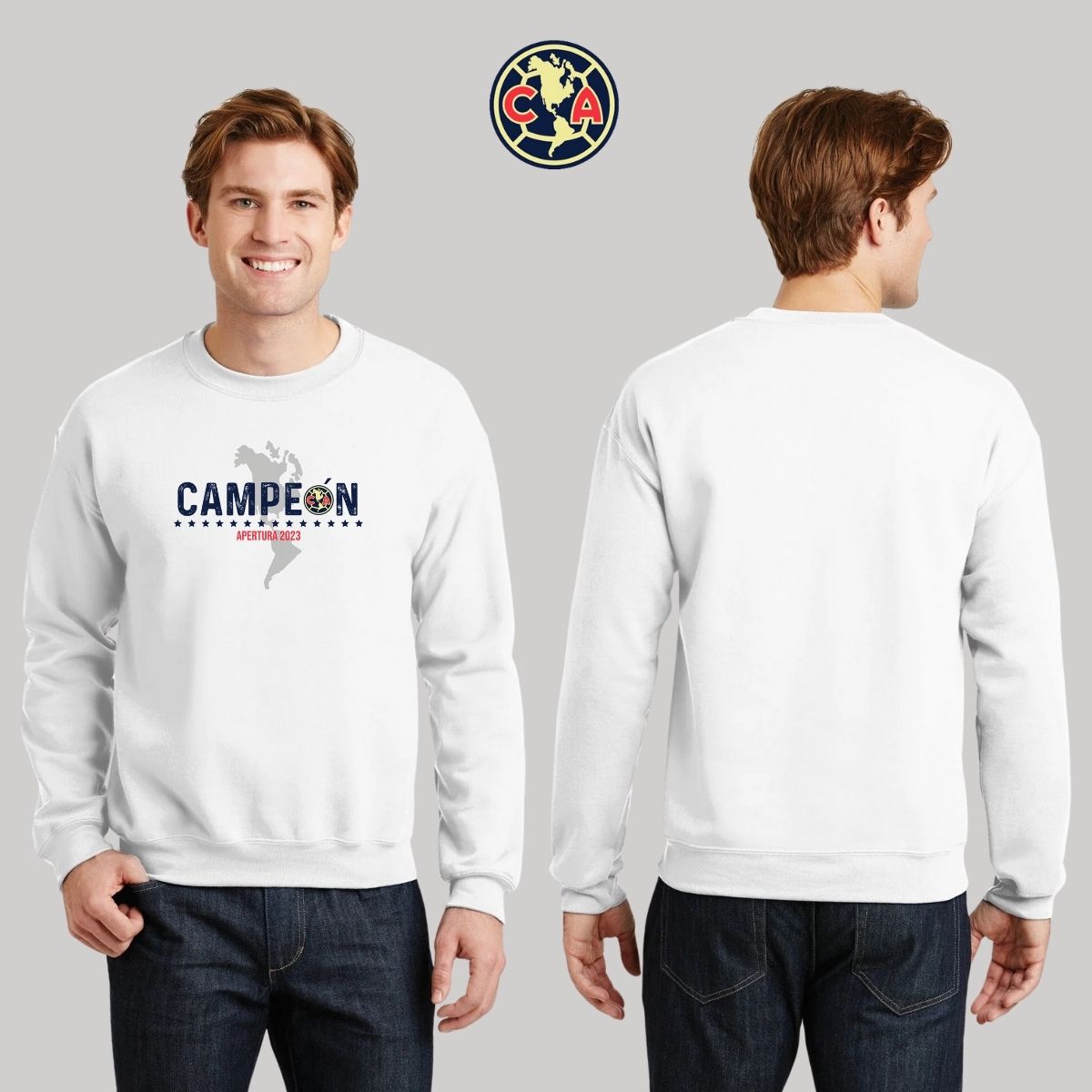 Sudadera Hombre América Campeón AP 2023