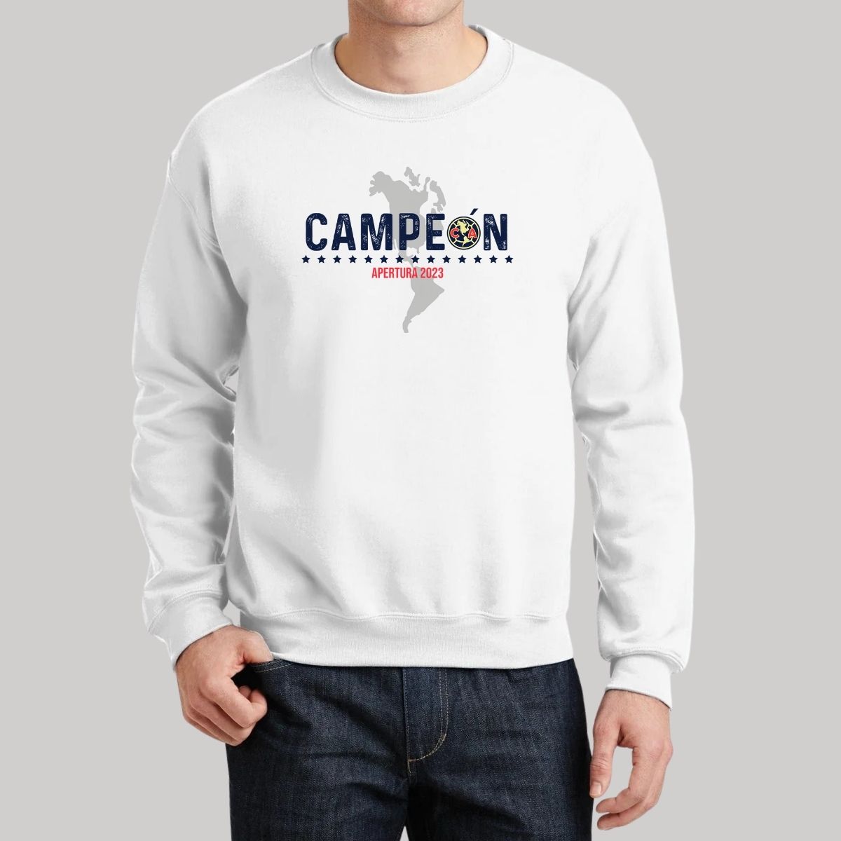 Sudadera Hombre América Campeón AP 2023