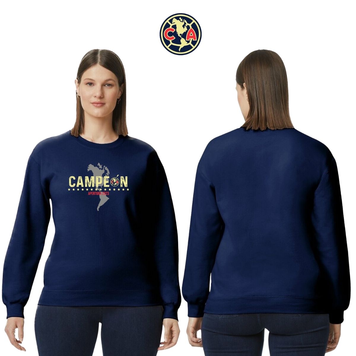 Sudadera Mujer América Campeón AP 2023