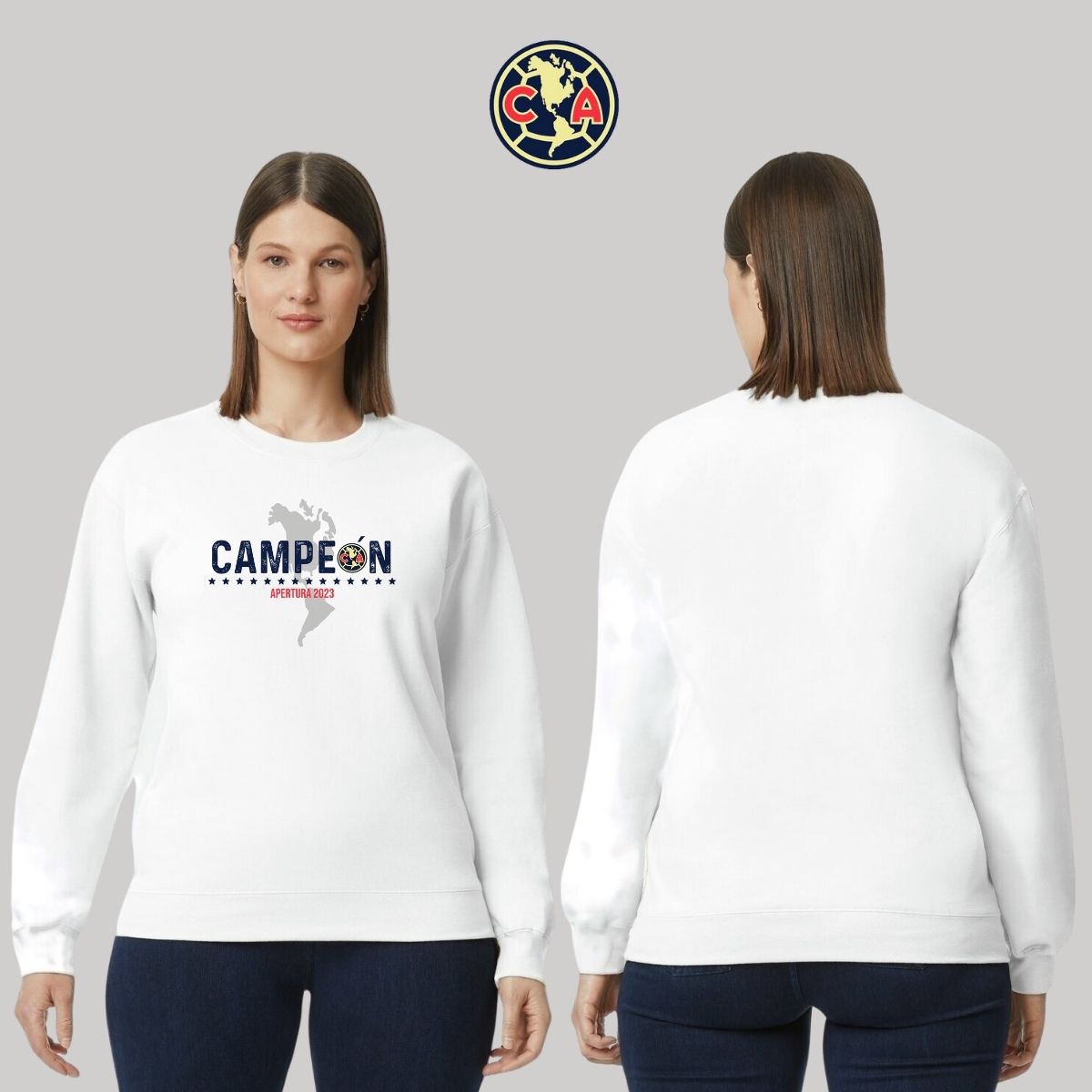 Sudadera Mujer América Campeón AP 2023