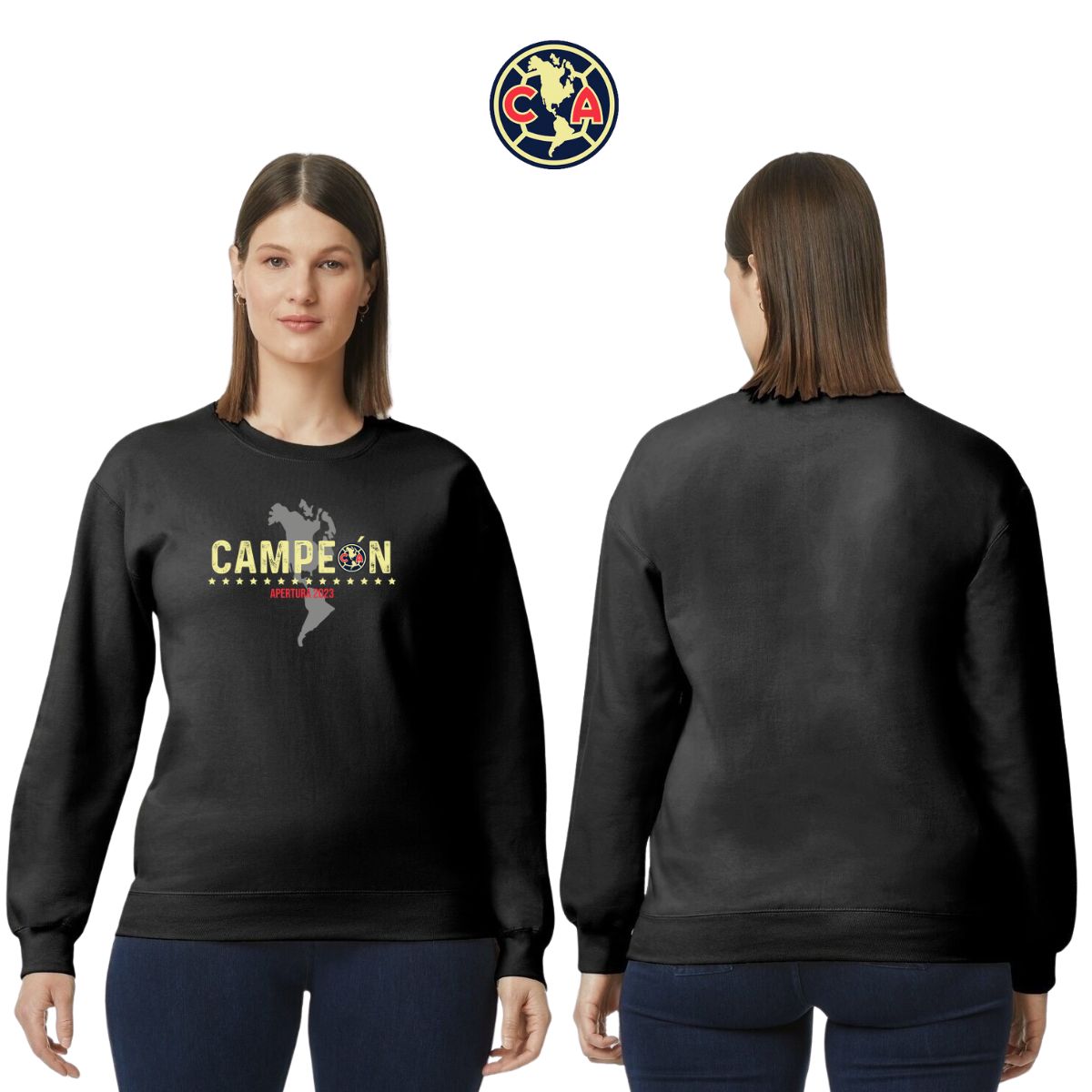 Sudadera Mujer América Campeón AP 2023