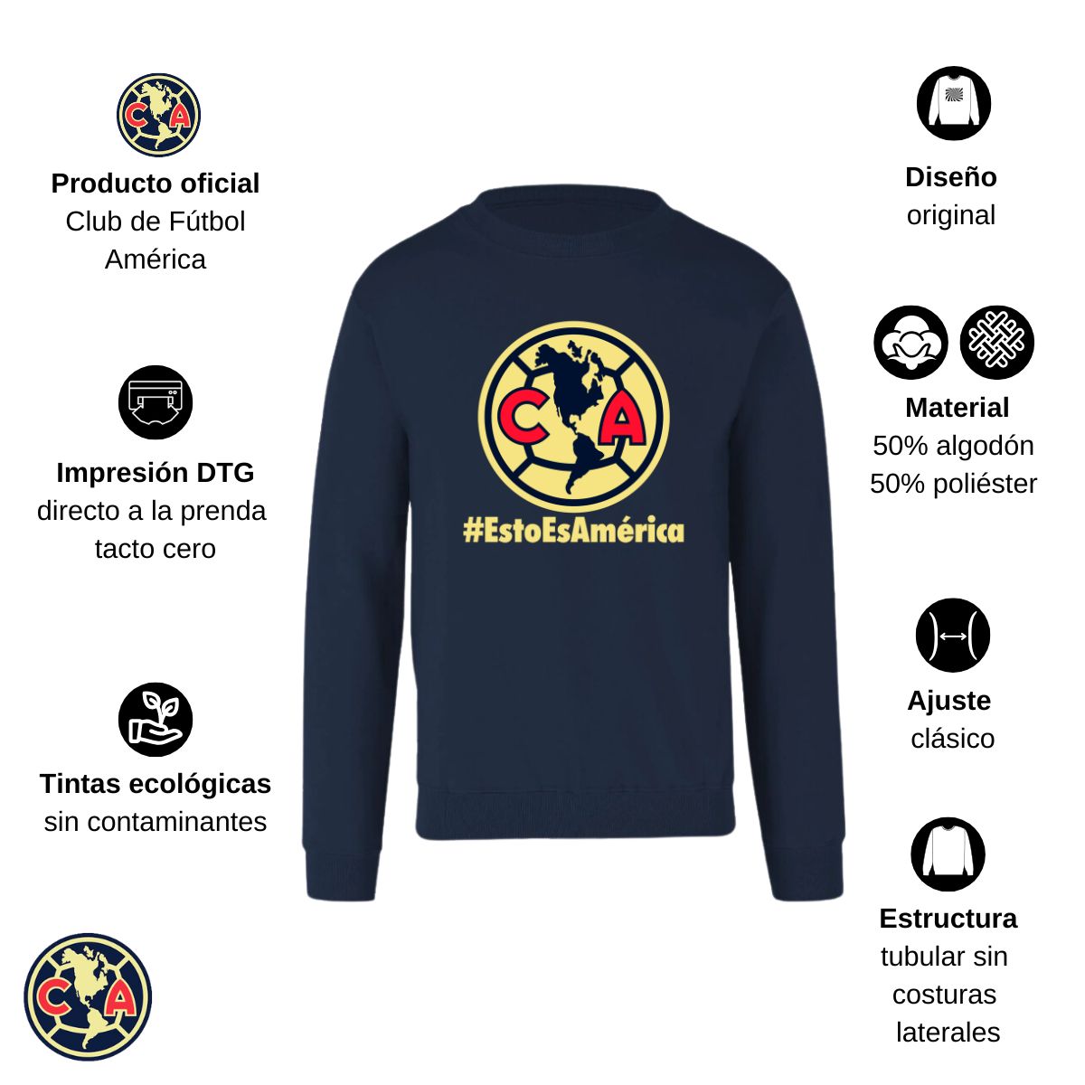 Sudadera Hombre América Esto es América