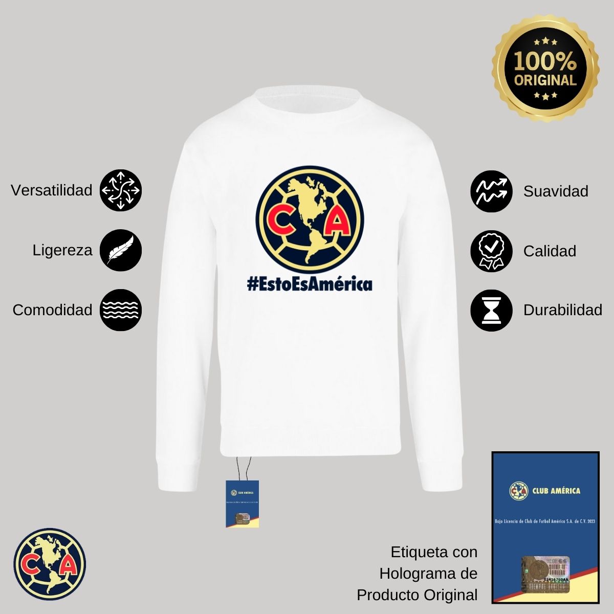 Sudadera Hombre América Esto es América