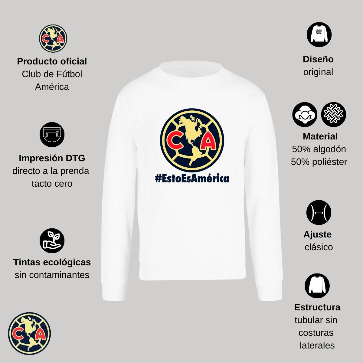 Sudadera Hombre América Esto es América