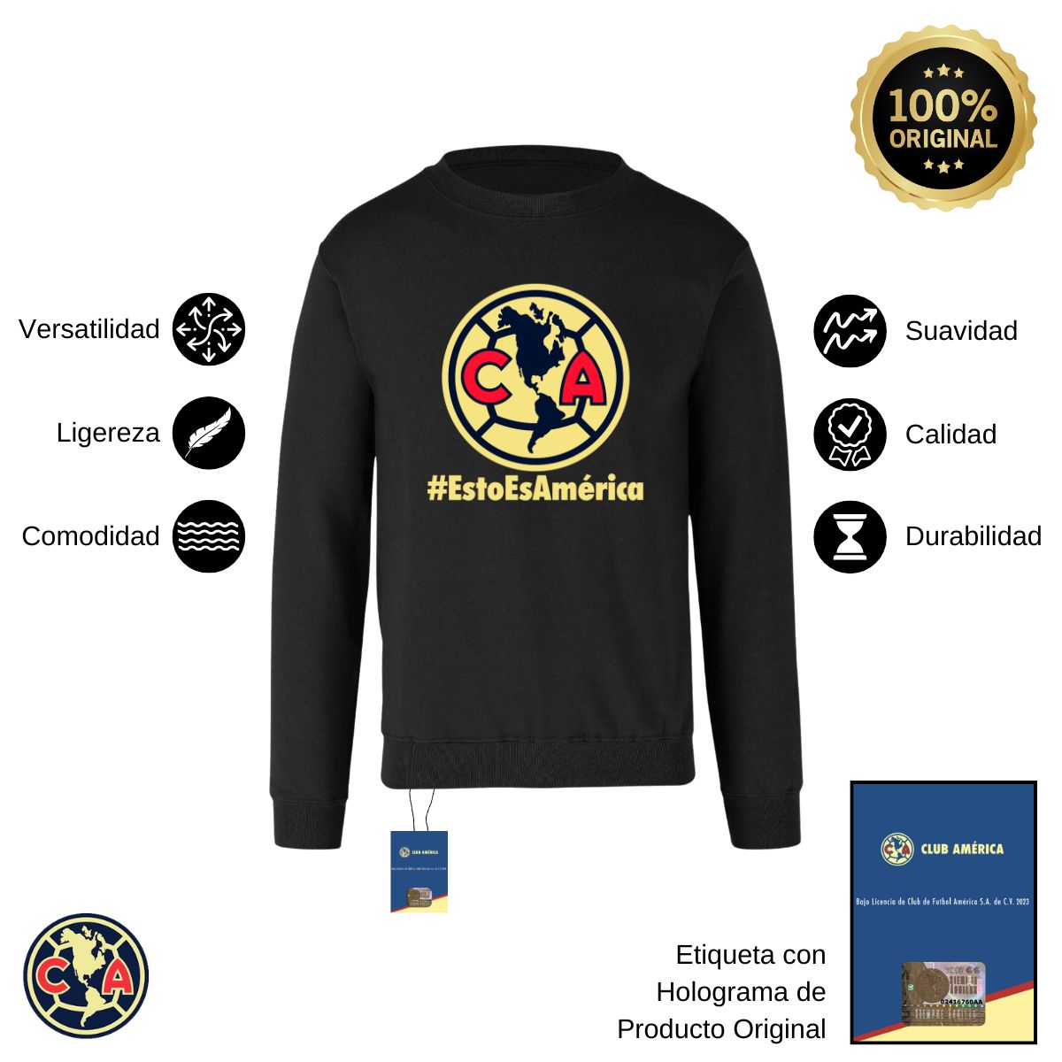 Sudadera Hombre América Esto es América