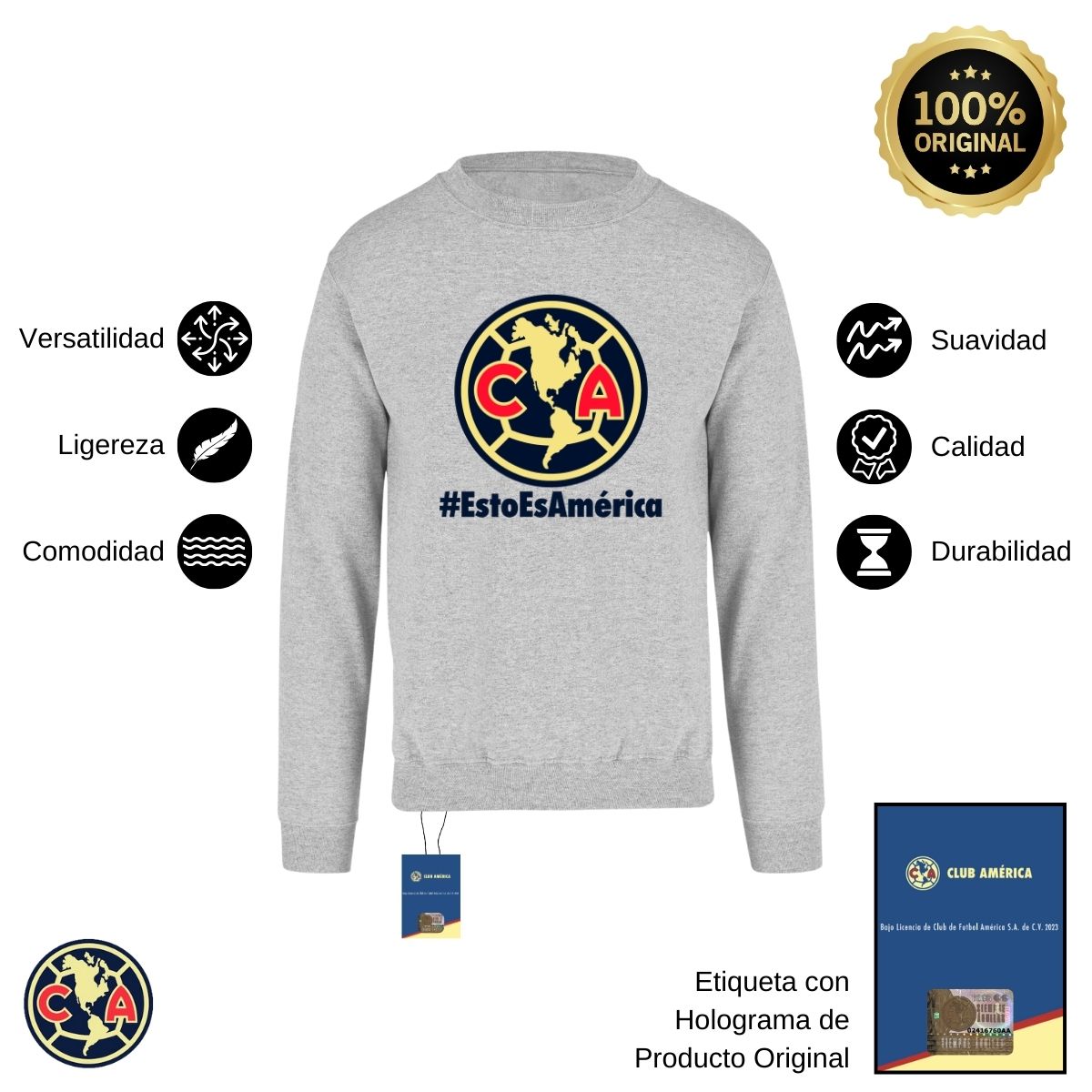 Sudadera Hombre América Esto es América