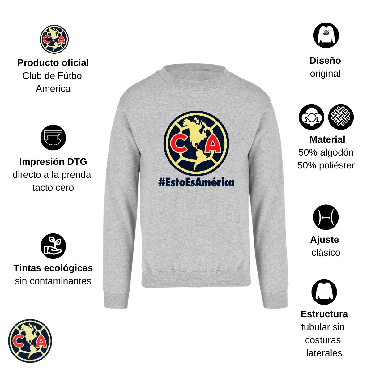 Sudadera Hombre América Esto es América