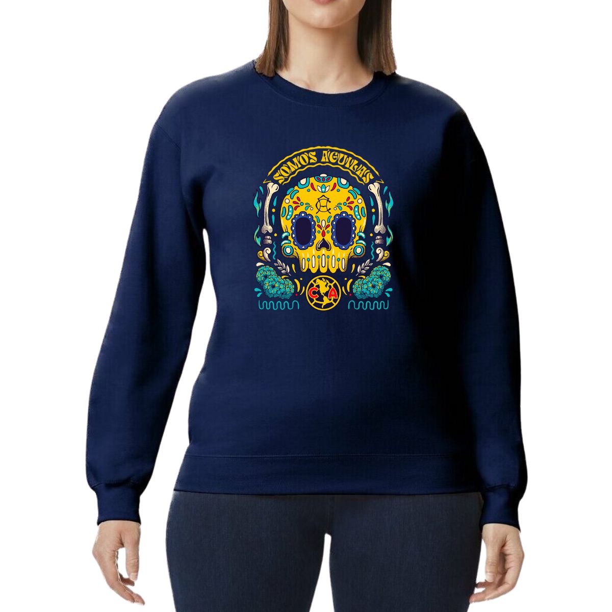 Sudadera Mujer América Día de Muertos