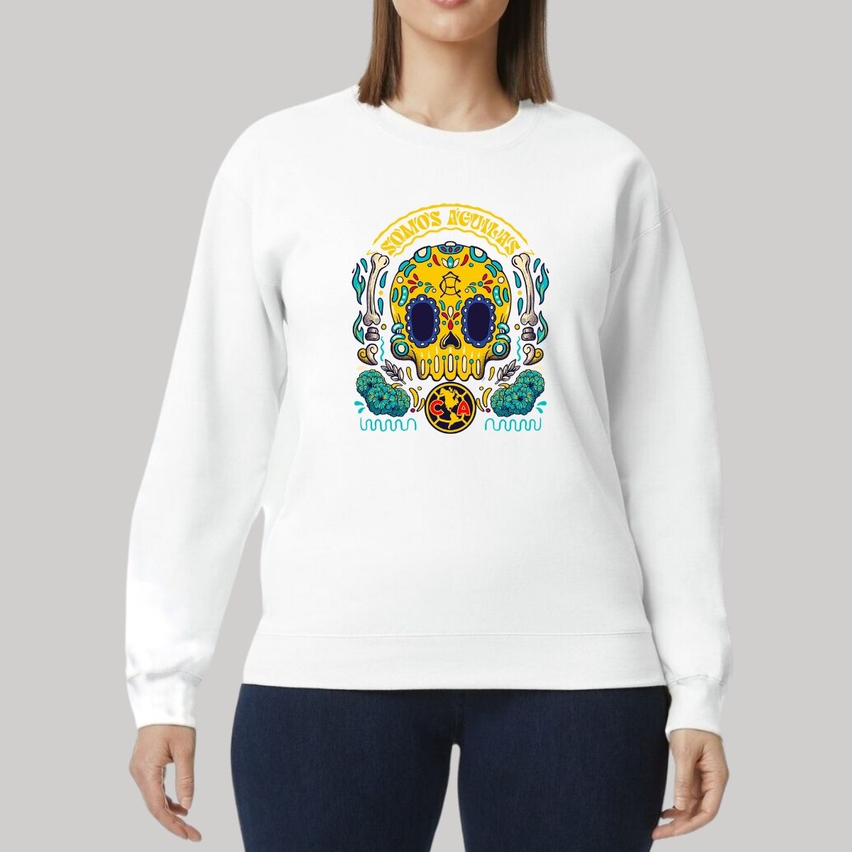 Sudadera Mujer América Día de Muertos