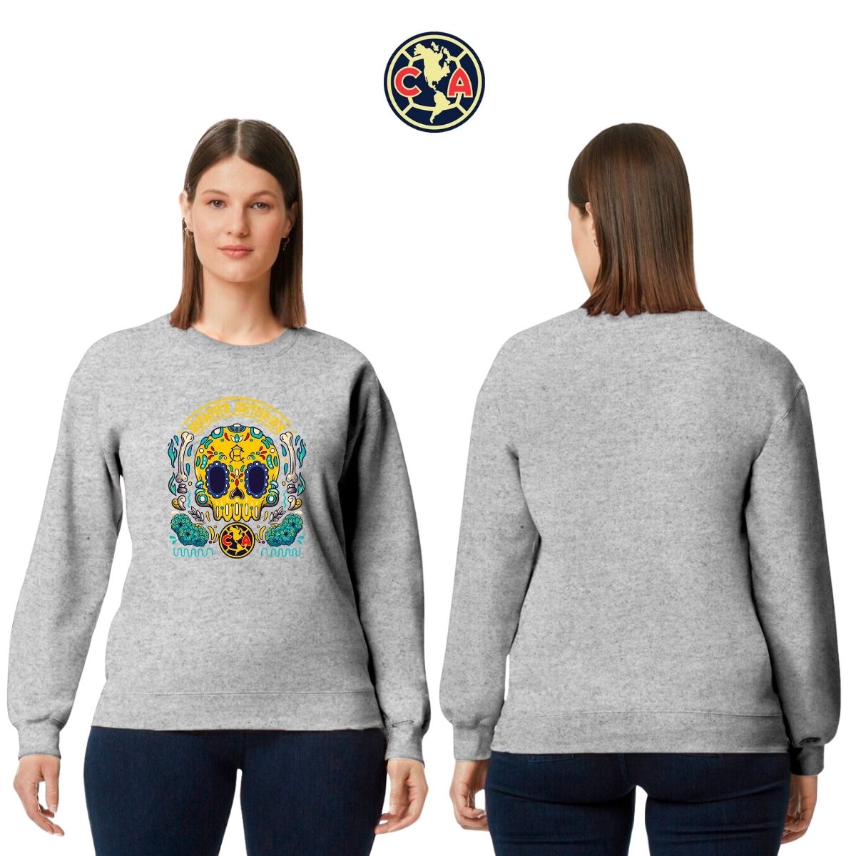 Sudadera Mujer América Día de Muertos