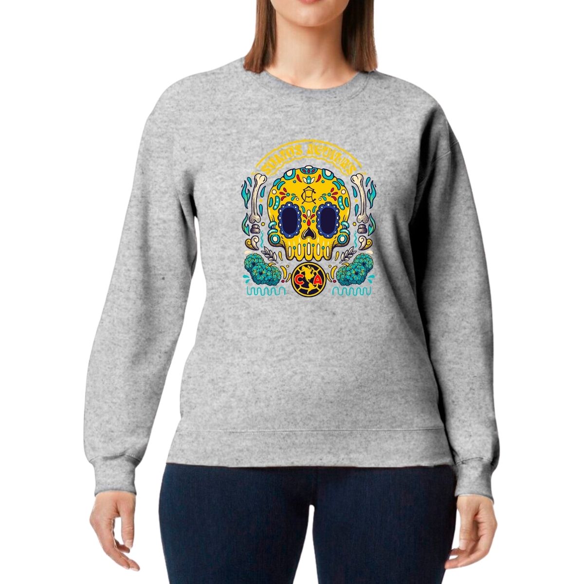 Sudadera Mujer América Día de Muertos