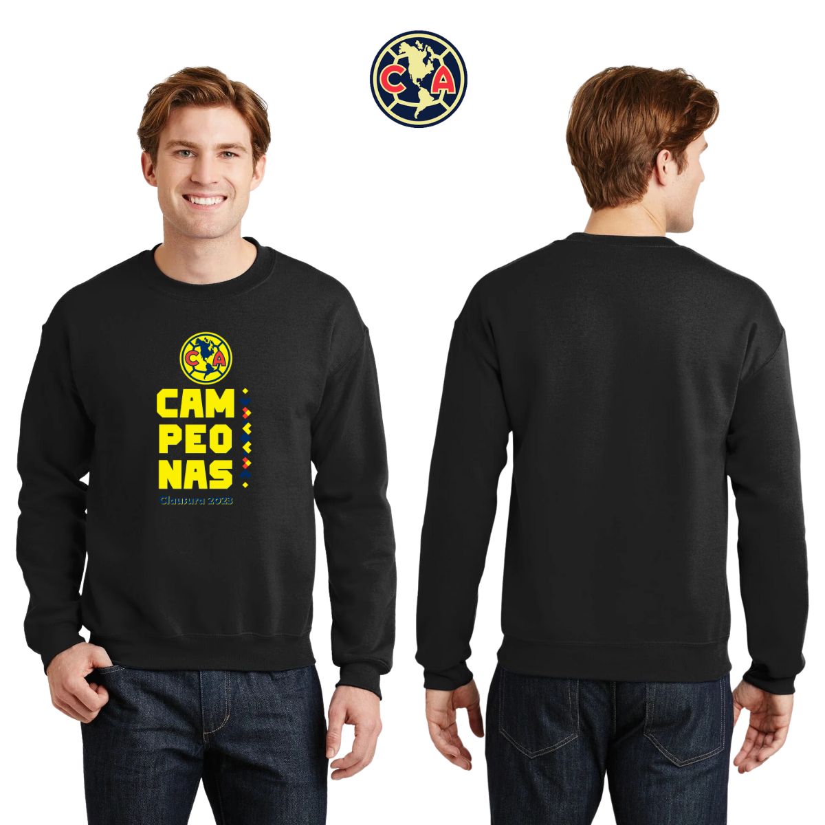 Sudadera Hombre América Campeonas Cl 2023