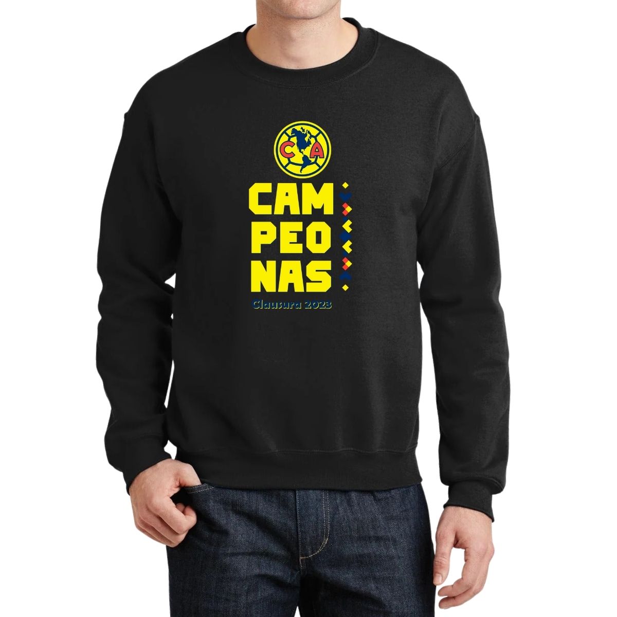 Sudadera Hombre América Campeonas Cl 2023