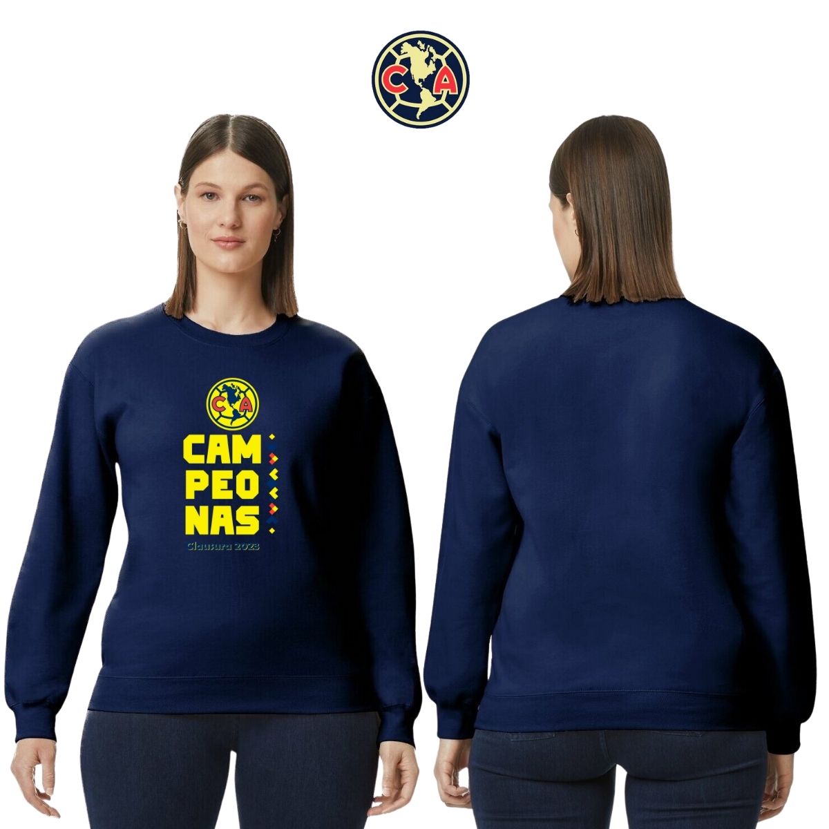 Sudadera Mujer América Campeonas Cl 2023