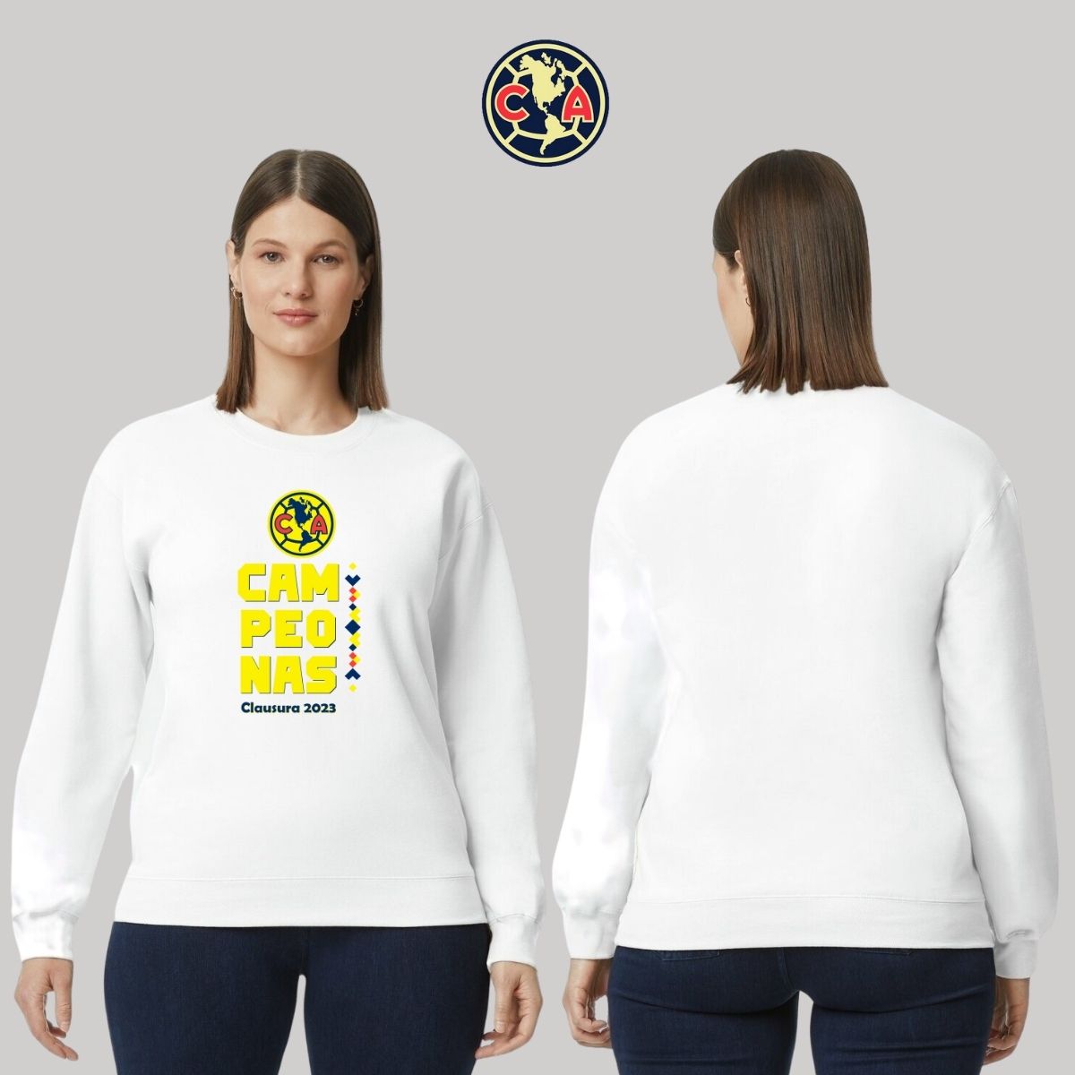 Sudadera Mujer América Campeonas Cl 2023