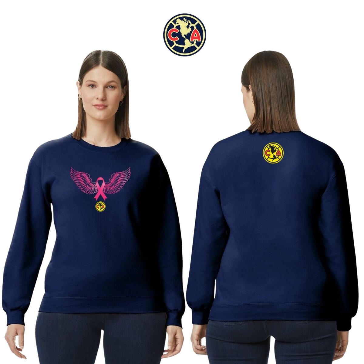 Sudadera Mujer América Vs Cáncer Mama