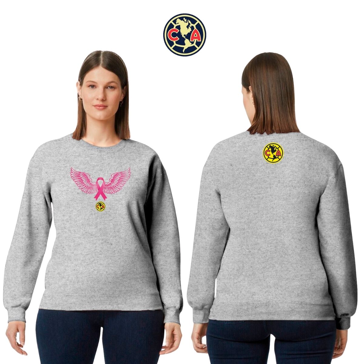 Sudadera Mujer América Vs Cáncer Mama