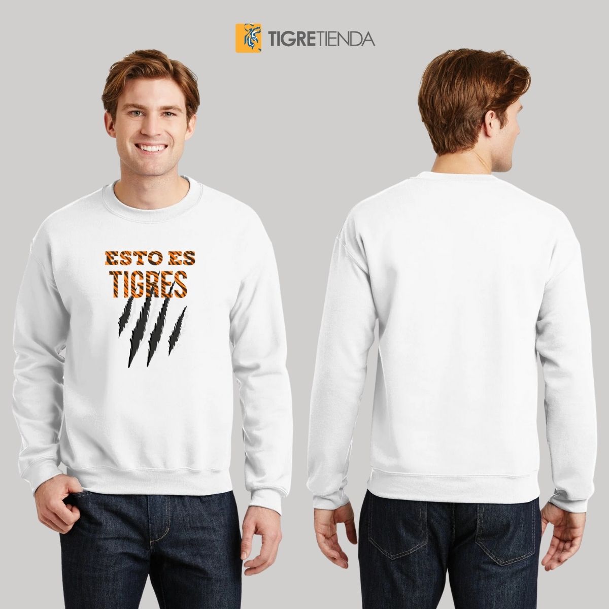 Sudadera Hombre Tigres UANL Esto es Tigres Zarpazo