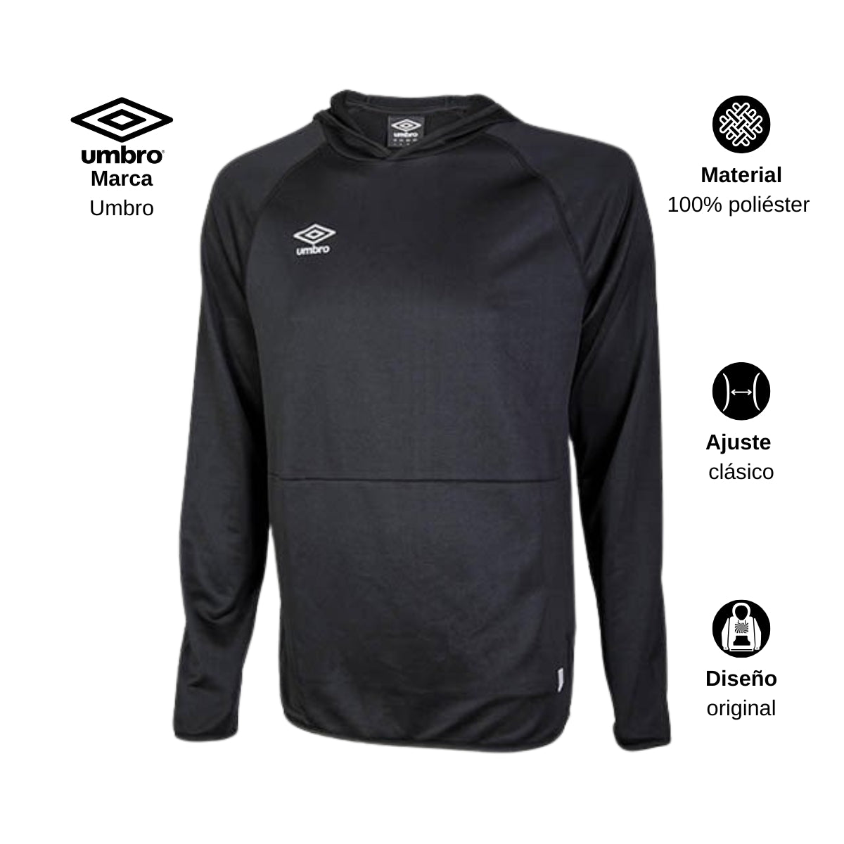 Sudadera con Capucha Hombre Hoodie Umbro 55372U060