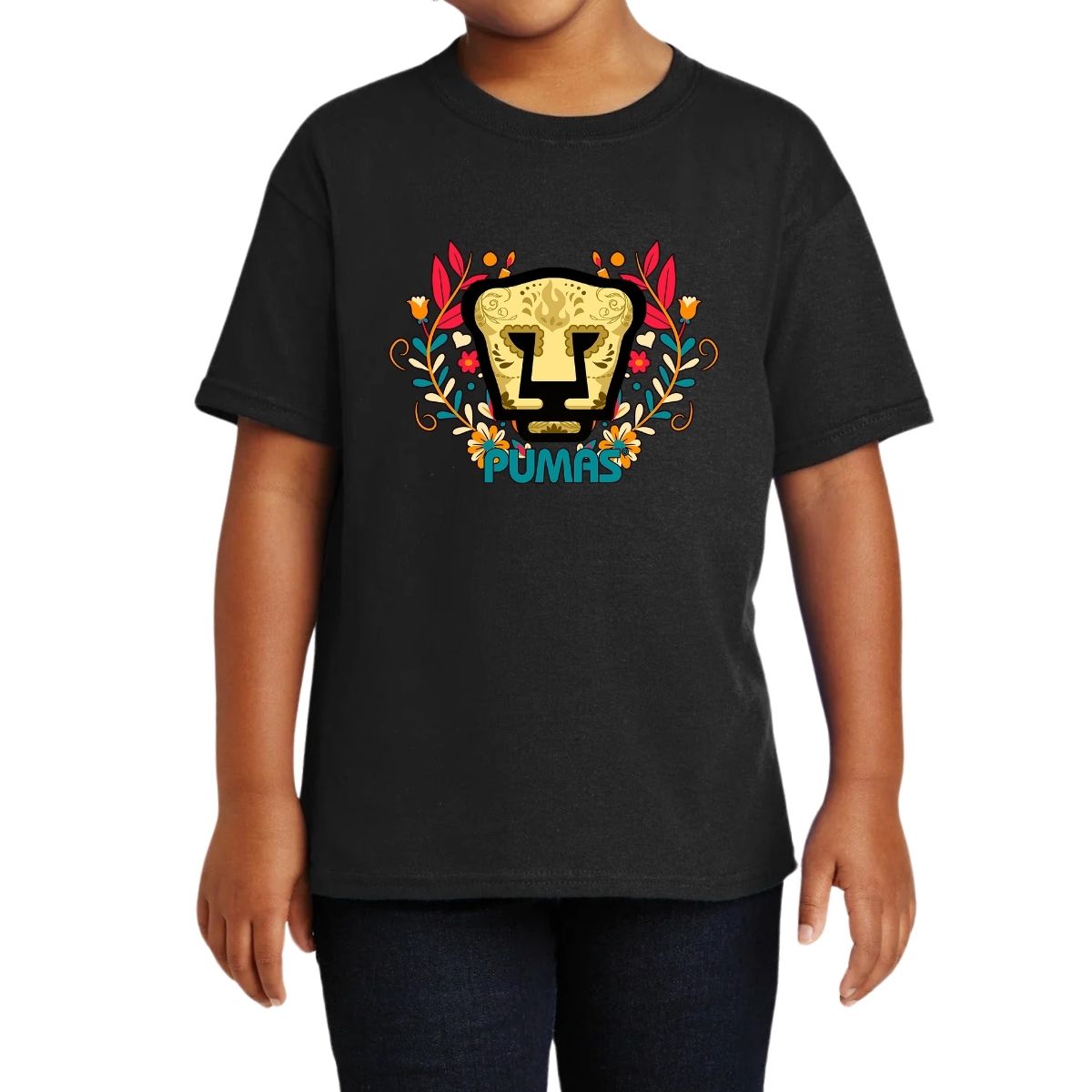 Playera Niños Pumas UNAM Día de Muertos